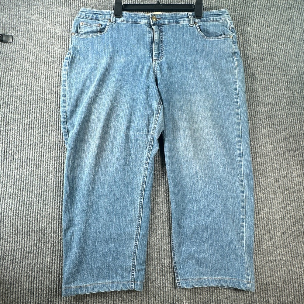 Just My Size JMS Stretch Classic Denim Jeans Cobalt Wash Women 22W Average Plus